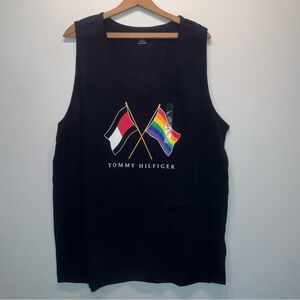 Tommy Hilfiger Blue Tank Top Rainbow Flag New Sleeveless Mens Size XL Pride